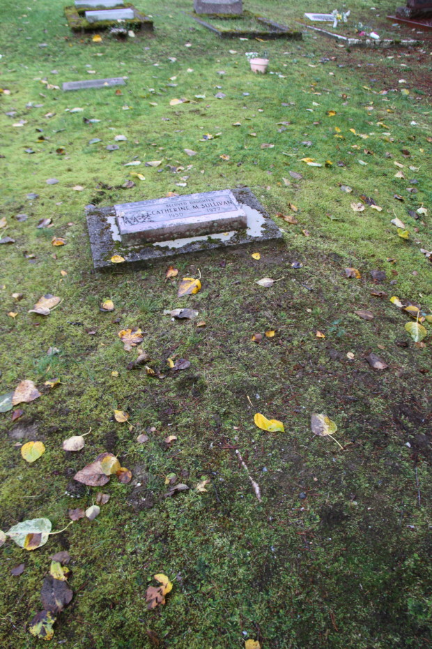 Grave of Catherine M. Sullivan in the Skagway Cemetery, Alaska