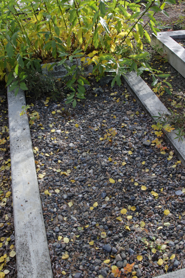 Grave of Annie Kindred James in the Atlin Cemetery, BC