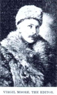 Virgil Moore, editor of The Klondike News, 1898