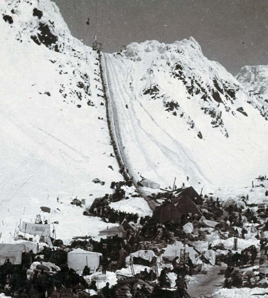 Photo: Chilkoot Pass, 1898.