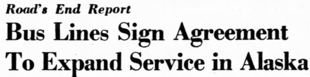 Alaska Highway Road report, 1947