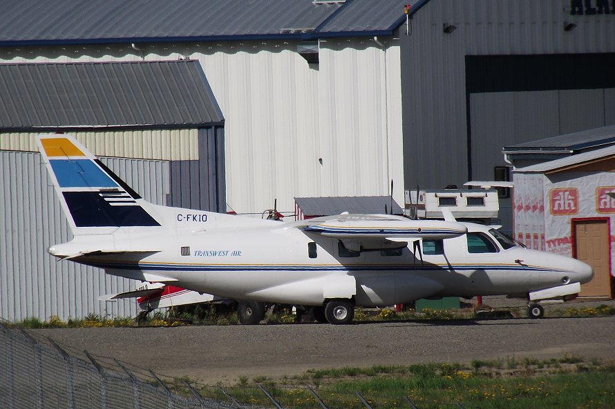 Mitsubishi MU-2B-36A C-FKIO at Whitehorse, Yukon