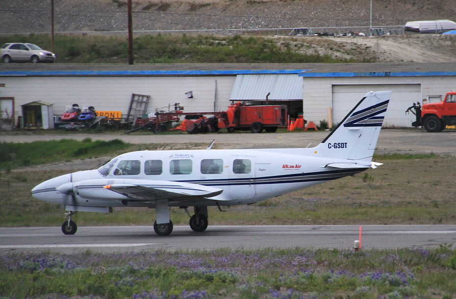 C-GSDT, a 1981 Piper PA-31-350 Chieftain operated by Alkan Air