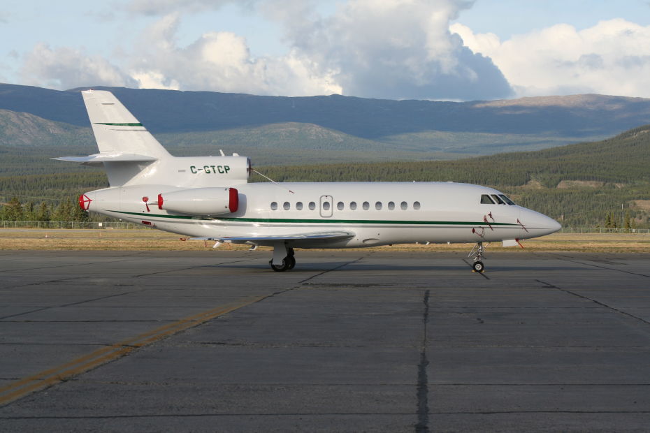 C-GTCP, a 1987 Dassault Mystere Falcon 900 operated by TransCanada Pipelines