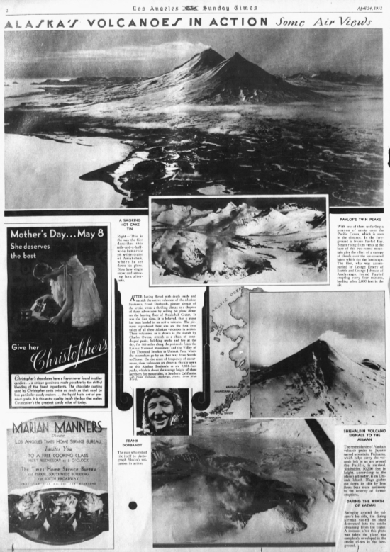 Page: Alaska's Volcanoes in Action: Some Air Views, 1932