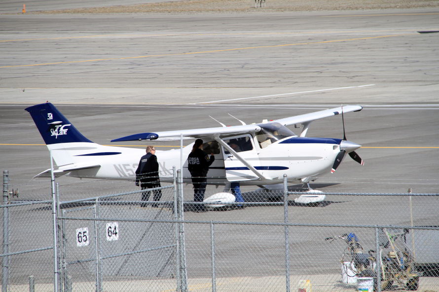N5334K, a 2003 Cessna T182T Skylane, at Whitehorse, Yukon (CYXY)