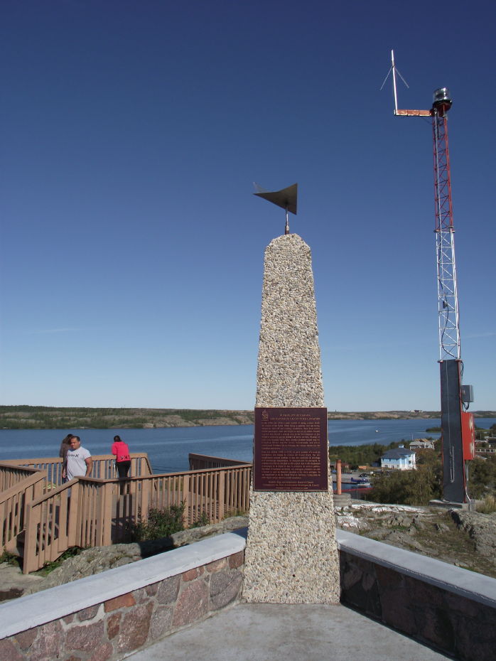 The Pilots Monument in Yellowknife