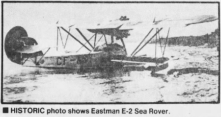 Historic photo: Eastman E-2 Sea Rover