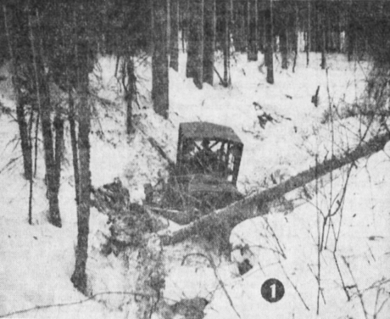 Cat train to Fort Nelson, BC, 1941