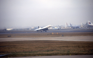 Aerospatiale/BAC Concorde G-BOAC taking off at London Heathrow Airport (LHR) on January 11, 1992