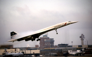 Aerospatiale/BAC Concorde G-BOAC taking off at London Heathrow Airport (LHR) on January 11, 1992