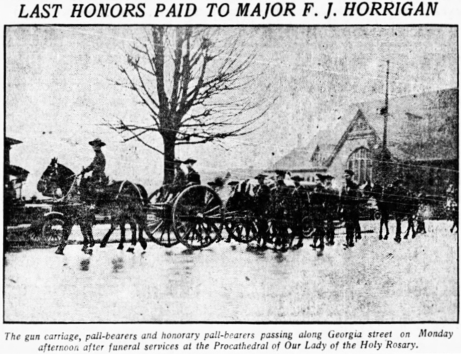 Photo: R.C.M.P. Leader Honored in Death - Major Fitz Horrigan, 1920