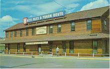 The WP&YR railway station in the 1960s