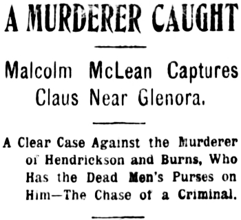 A Murderer Caught on the Stikine River Near Glenora, 1898