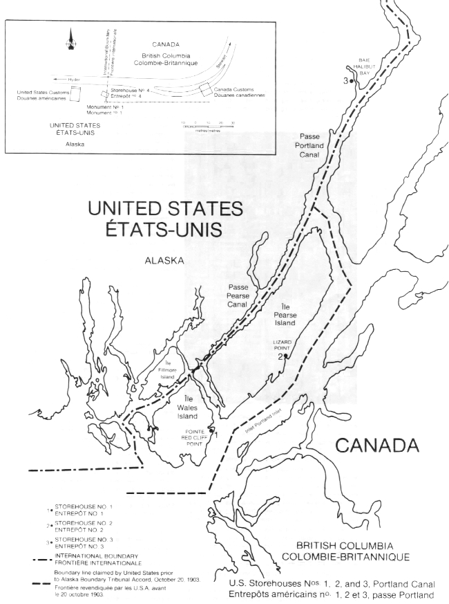 American military storehouses and the Alaska boundary dispute
