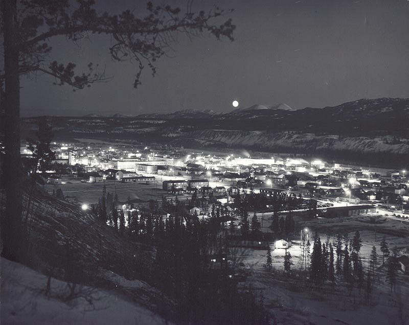 Whitehorse, Yukon, at Night. Photo by James Quong.