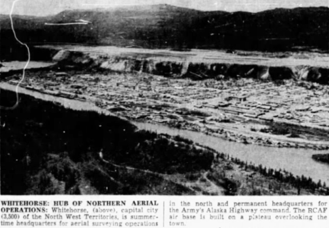 RCAF Station Whitehorse, 1955