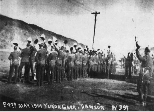 Yukon Garrison at Dawson on May 24.