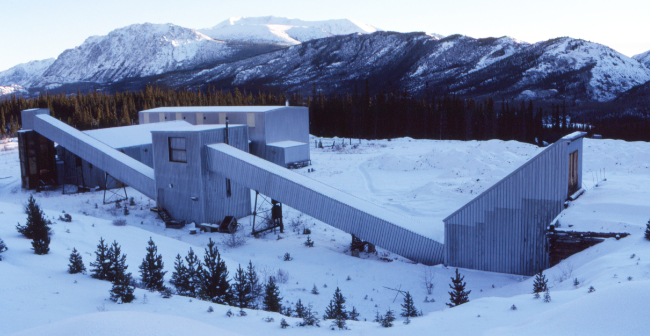 Venus Mines, Yukon. The 1981 Venus mill.