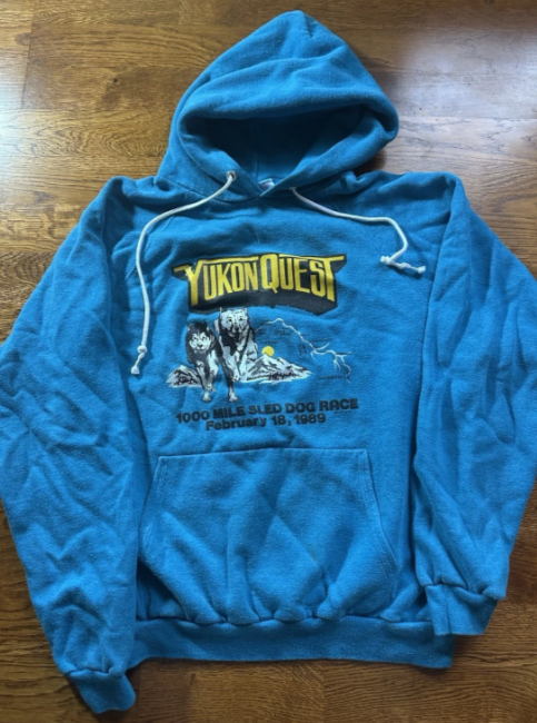 Yukon Quest sled dog race - 1989 hoodie