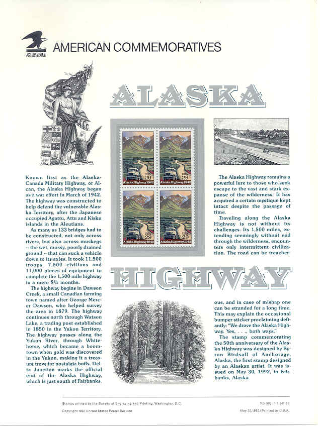 Alaska Highway Commemorative Stamps