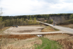 The new Kiskatinaw River Bridge on the Alaska Highway, April 2016