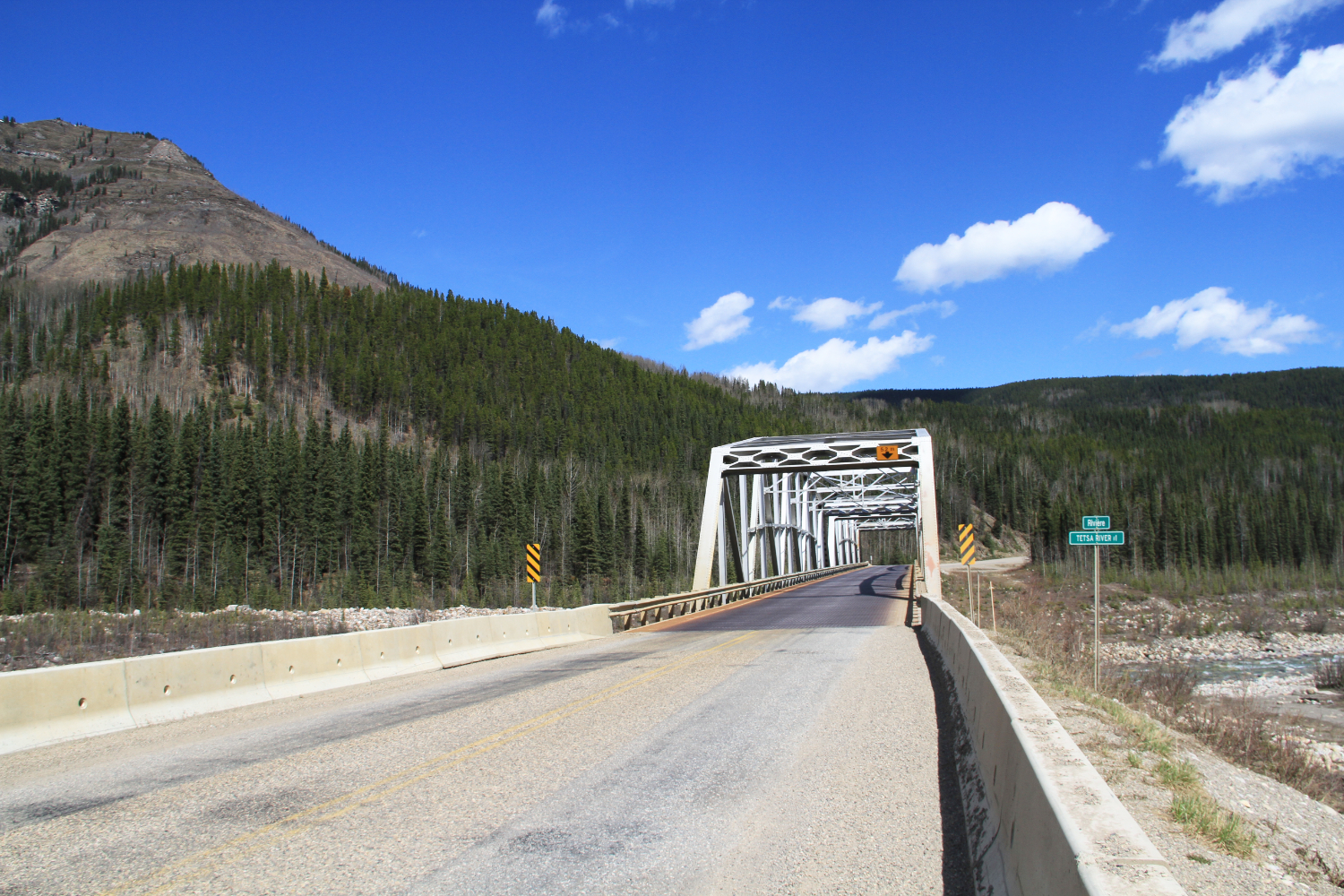 The Tetsa River #1 Bridge, Alaska Highway