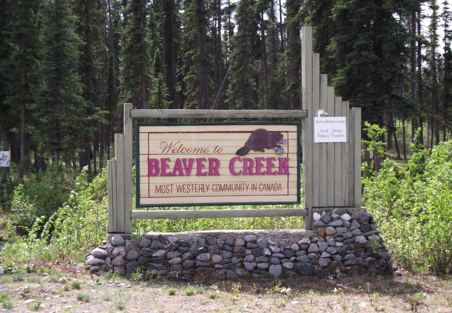 Welcome to Beaver Creek, Yukon