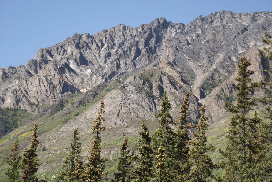 Caribou Mountain as seen from the Tagish Road, Yukon