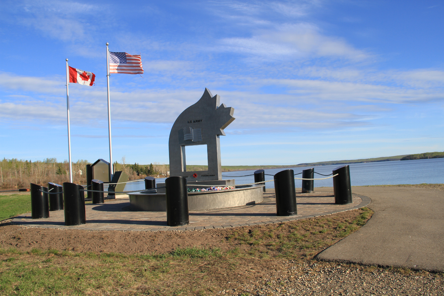 Charlie Lake Memorial, Alaska Highway