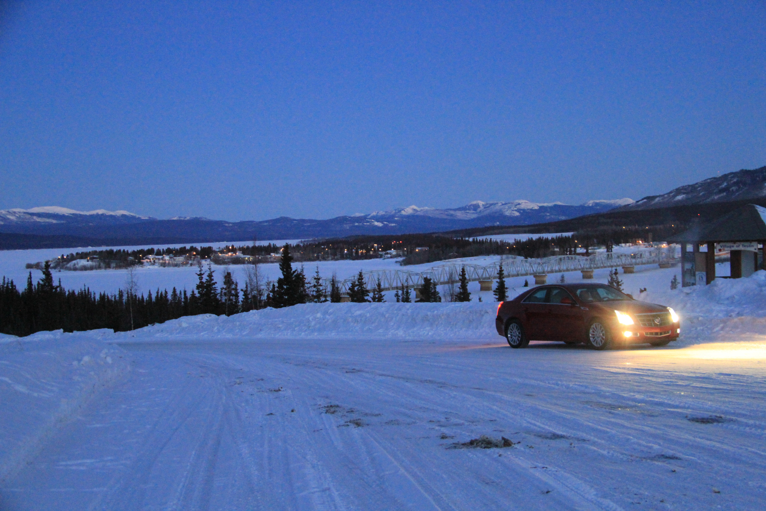 Rest area at Km 1242 of the Alaska Highway