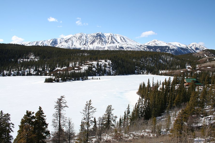 Emerald Lake, still frozen in late April