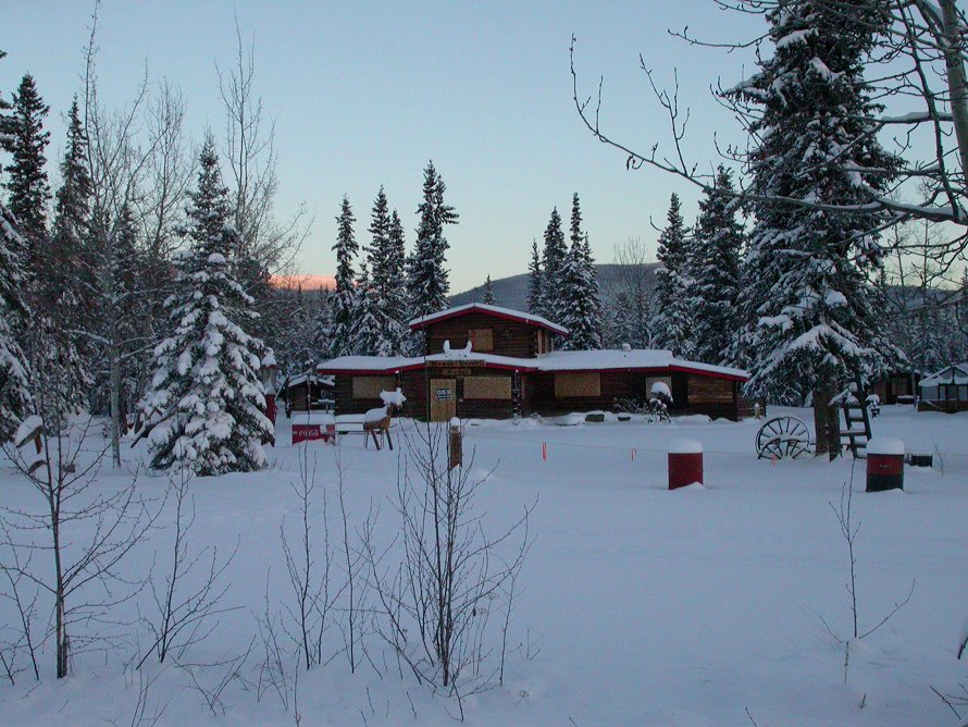 Moose Creek Lodge in the winter