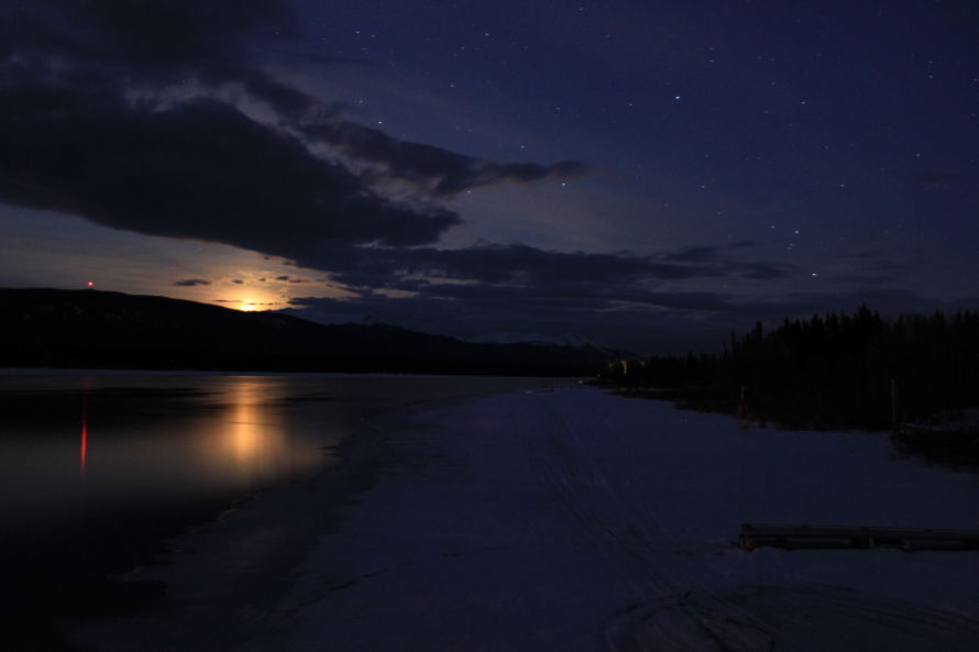 Dawn on the Tagish Bridge, Yukon
