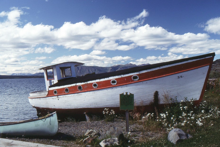 Atlin Lake launch 'Atlinto' in 1991
