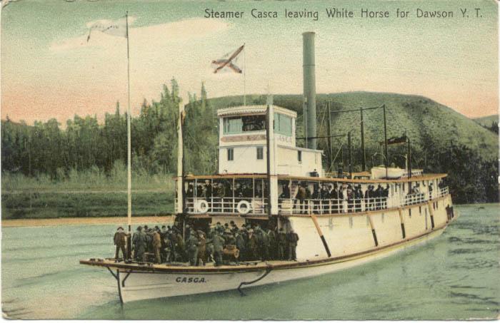 A photo of the Yukon River sternwheeler Casca.