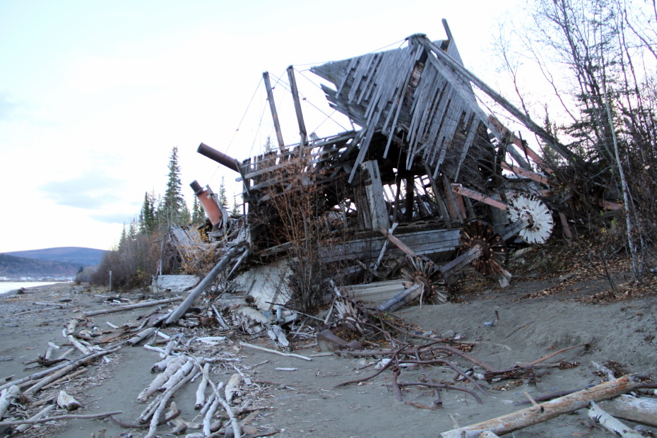 Sternwheeler Graveyard, Dawson City, Yukon
