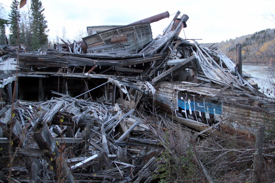 Sternwheeler Graveyard, Dawson City, Yukon