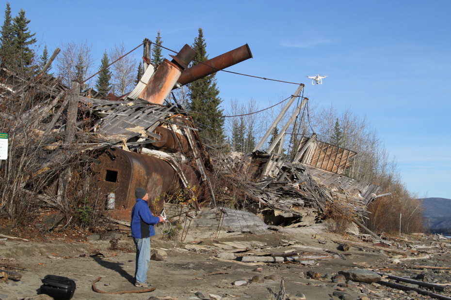 Sternwheeler Graveyard, Dawson City, Yukon