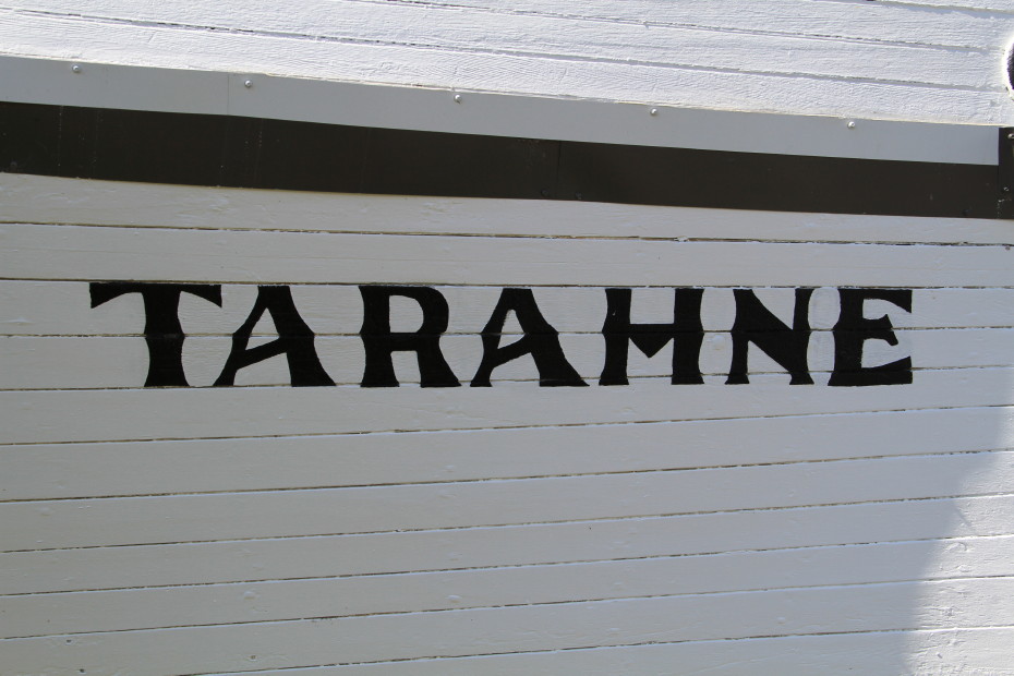 The historic Atlin Lake excursion boat 'Tarahne'