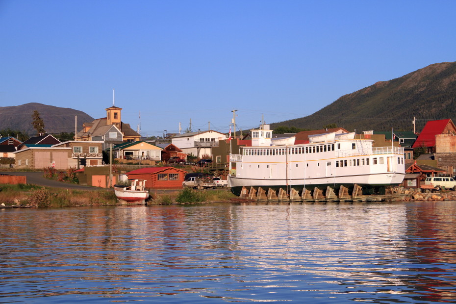 The historic Atlin Lake excursion boat 'Tarahne'