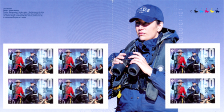 Canada's RCMP 150th Anniversary Postage Stamp