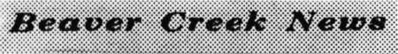 Beaver Creek News, 1972