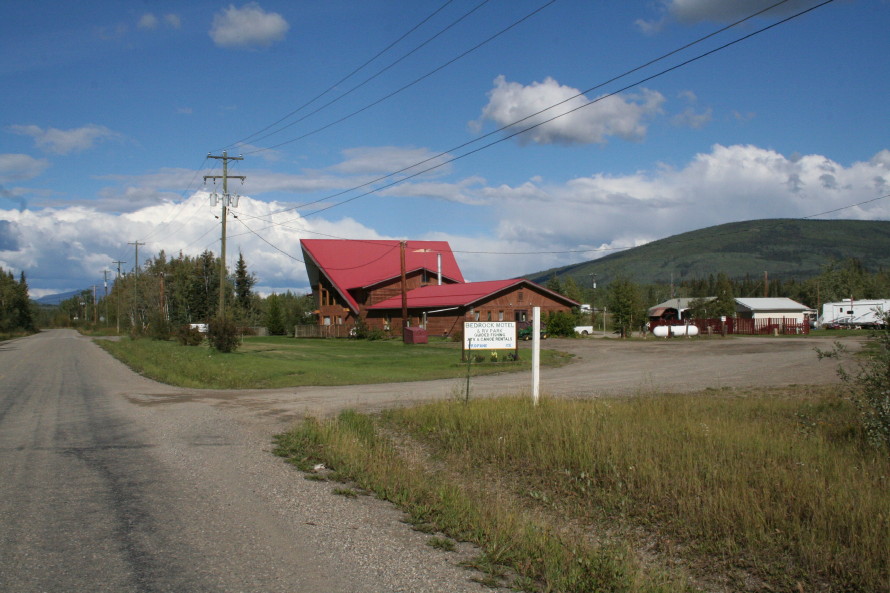 Bedrock Motel at Mayo, Yukon