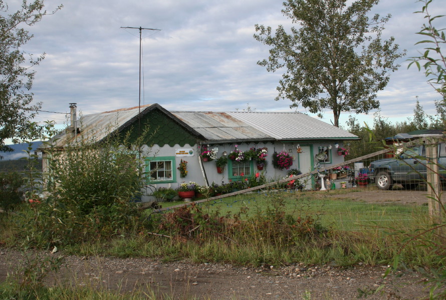 Historic May Fairclough's House in Mayo, Yukon