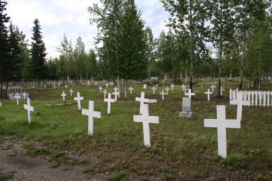 Cemetery at Mayo, Yukon