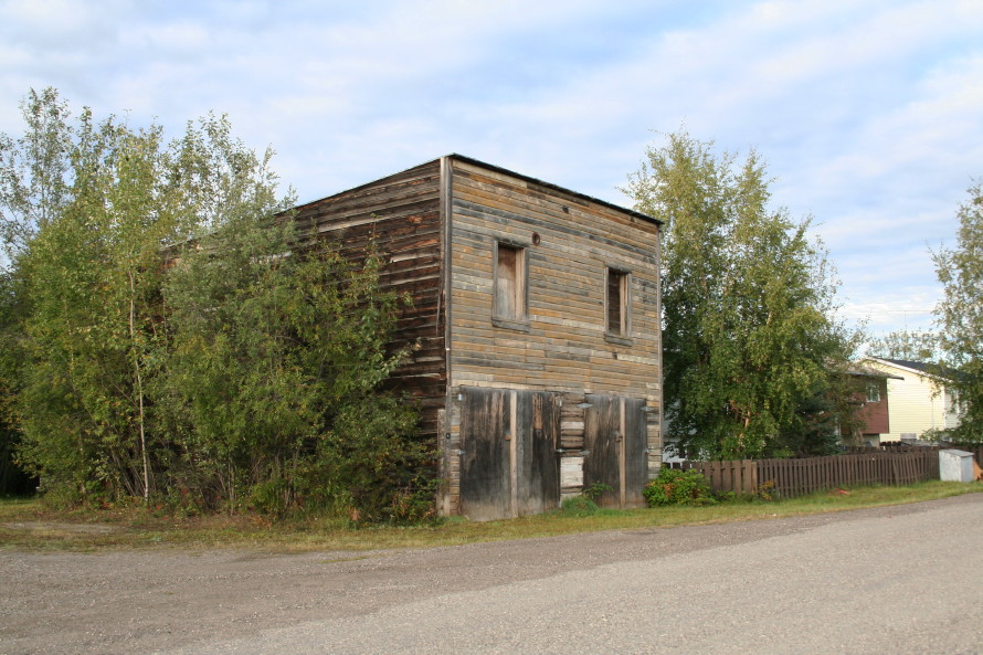 Historic Churchward's Tinshop in Mayo, Yukon
