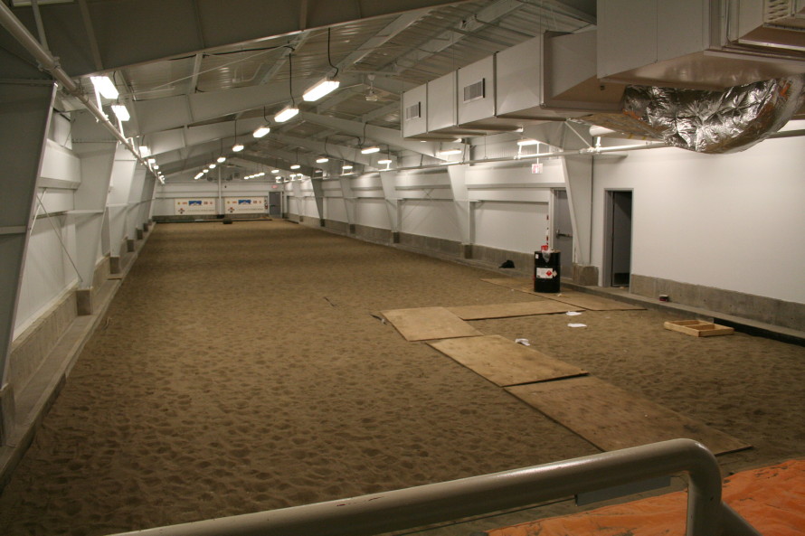 The curling rink at Mayo, Yukon