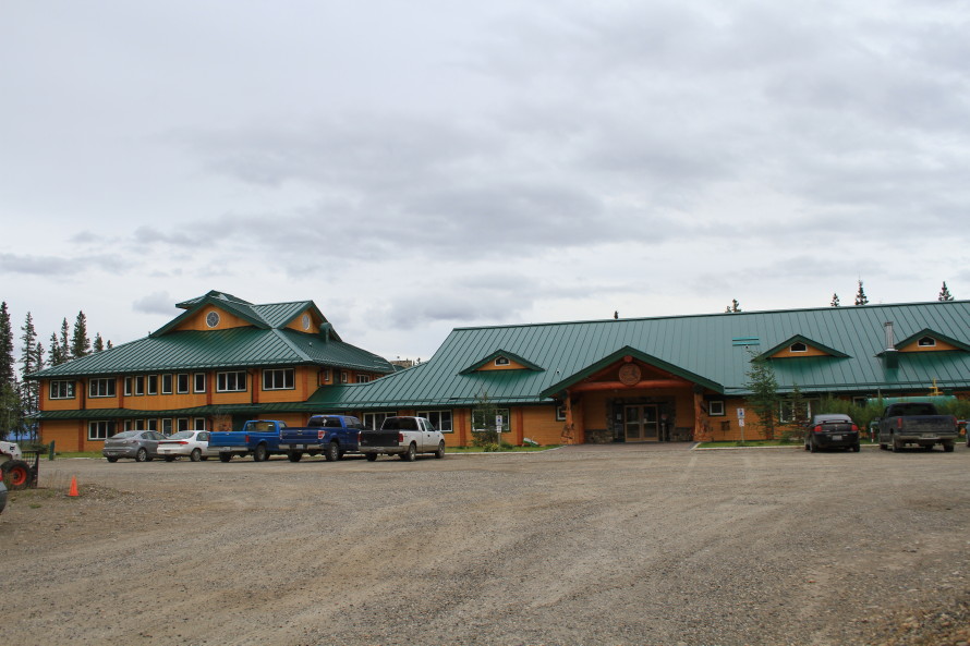 Nacho Nyak Dun First Nation administration building near Mayo, Yukon