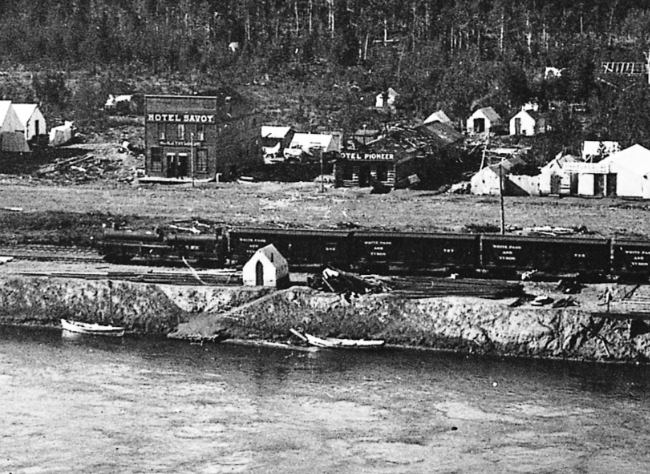 The Hotel Savoy and Hotel Pioneer - Whitehorse, Yukon Territory, 1900